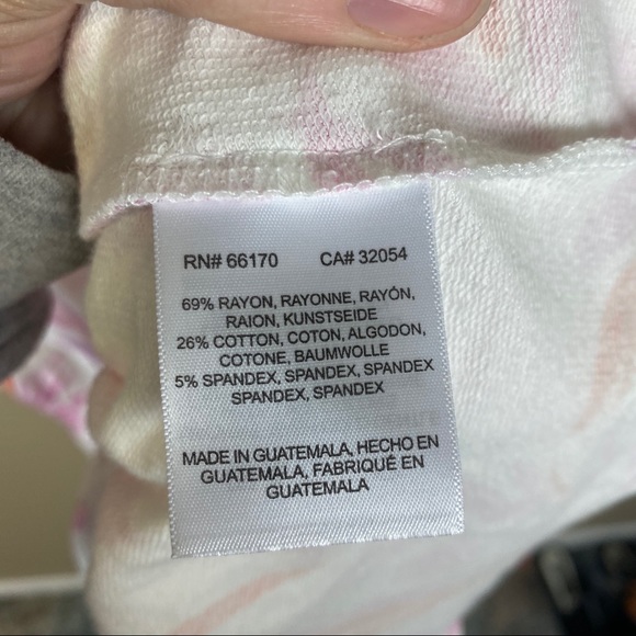 Anthropologie PoshMark pink belted floral top L - Picture 4 of 5